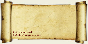 Valentina Blanuša vizit kartica